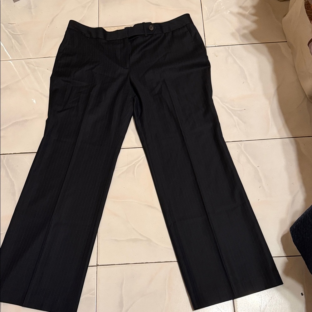 J. Crew Women's Blue pinstripe  Pantsuit
